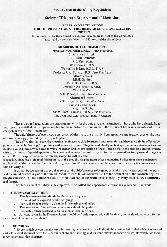 1st edition of wiring regs on ElectriciansForums