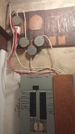 What is best and easiest way for an electrician to connect lights and plugs from electric baseboard existing circuit upstairs? 20210610_131409 - EletriciansForums.net