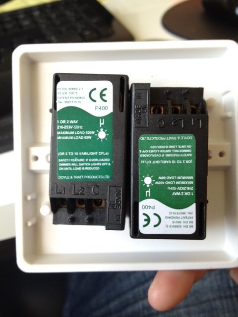 Swapping a switch for a dimmer photo.JPG - EletriciansForums.net